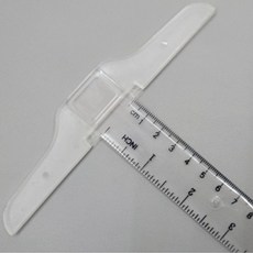 플라스틱 투명 T자 휘어지는 제도용 직각자 30cm ko9+369mI