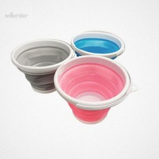 접이식바가지 접이식 원형 바스켓 물통 소형 3L