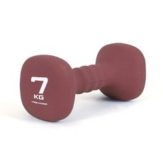 아이워너 논슬립 네오프렌 아령 덤벨 7kg 남자 여자 여성 미용 홈트, 7kg_단품1개, 1개