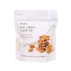 MADA 수제 그래놀라 고단백 저당, 2개, 150g