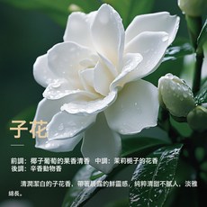 DIU 無火精油香薰臥室廁所女生室內持久精油香薰小衆高級香氛擺件, 梔子花:如圖, 1個, 1L