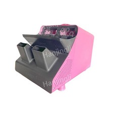 비누방울 기계 자동 행사 행사장 결혼식 버블기, 3. 각도+리모컨 핑크 라지+오일