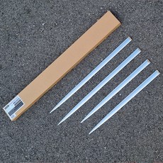 옵시디언 차량용 부착식 도어가드 4p 세트, 크롬, 1세트