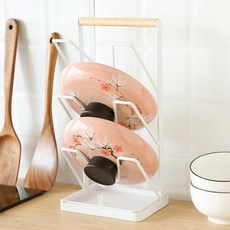 도마 거치대 우드 메탈 키친랙 냄비뚜껑 쟁반 건조대 꽂이 정리대 쟁반 홀더