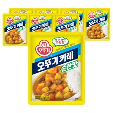 오뚜기 카레 순한맛, 100g, 8개