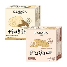 다하다 돼지감자차 누룽지 둥굴레차 200티백세트, 1개, 150g, 100개입