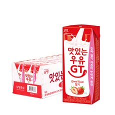 남양 맛있는우유 GT 딸기우유 190ml 24팩
