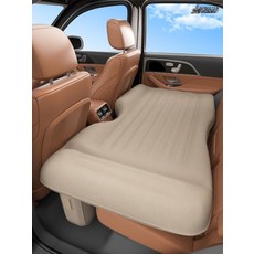 차박매트 SUV 자동차 뒷자석 에어매트 캠핑용 자동충기 여행용 방수 매트리스 평탄화, 신형 플래그십 두꺼운 모델, 단일 사이즈