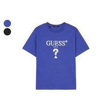 게스 남녀공용 반팔티셔츠 GUESS 남여공용 무테 삼각 NQ2K5920_BS