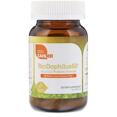 ZAHLER BioDophilus60無麩質消食保健膠囊, 1罐, 60顆