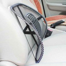 [탐니티원] 자동차등받이 허리받침대 의자허리받침대 차량용 등받이 쿠션