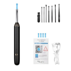 FONOW 내시경 귀이개 무선 LED 조명 1500W 고화질 스마트 카메라 귀이개, 1개, 1개입