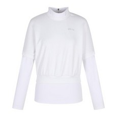 핑골프웨어 KQF 121D3TR251_WH 여성 레이어드 반목 긴팔 티셔츠 2793958