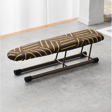 소매 다림판 접이식 미니 다리미판 휴대용 테이블형 소형 다림질 보드 셔츠 소매 전용, 브라운