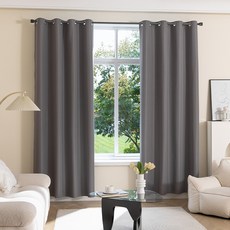 SO SUNNING 3중직 사계절 단열 아일렛 암막커튼 거실 커튼 커텐 2개입