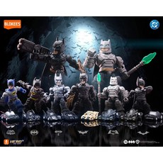 BLOKEES HERO5英雄系列 蝙蝠俠人偶模型玩具 重溫經典 高品質收藏, 1個