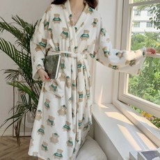 보기엘 곰돌이 수면가운 로브