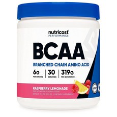 뉴트리코스트 BCAA 파우더 2:1:1 라즈베리 레모네이드, 1개, 319g