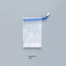 더블 레이어 포밍 네트 수제 비누 버블 백 빔 페이스 클렌저, 2. blue, C. 100PCS