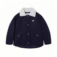 MUAHMUAH 飛行外套 大翻領 素色 夾克外套 - 翻領 絨毛 防風 保暖 鋪棉