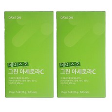 데이즈온 그린 아세로라C, 2박스, 14포