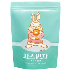 우고래빗 자스민차 50티백, 50개입, 1개, 1.5g