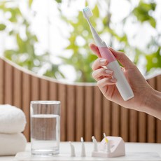 닥터플란트 휴대용 음파 잇몸 임플란트 전동치간칫솔, 핑크, 1개