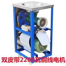 식자재 분쇄기 닭뼈 생고기 전용 믹서 기계 육류 절단, 주철 이중벨트 2200W(구리)