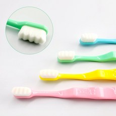 치아관리 미세모 칫솔세트 여행 욕실용품, 블루, 1개