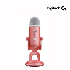 로지텍코리아 로지텍 BLUE YETI 예티 오로라 컬렉션 USB 콘텐서마이크, 핑크