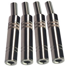 CES 6.35mm 14인치 스테레오 TRS 여성 커넥터 잭4팩, CES 6.35mm 14인치 스테레오 TRS 여성 커넥