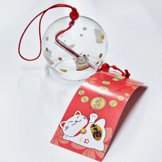 유리풍경 고양이 풍경종 일본 후우링 61752PC 1(ea)