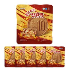 성북당 원조 십원빵 불닭치즈맛 식사대용 아이간식, 5개, 110g