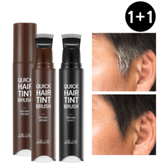 리르 퀵 헤어 틴트 브러쉬 20ml, 내추럴 블랙, 2개