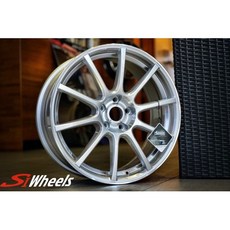 【FK鋁圈】18吋 5/108 MAT01 7號銀色漆車內掛車邊，提升操控性與時尚外觀, 1個