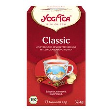 독일 요기티 클래식 차이 아유르베다 허브차 티백 YOGI TEA, 2.2g, 17개입, 5개