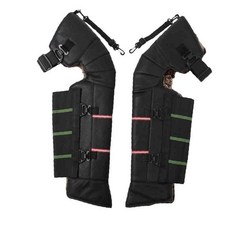 방한 보호대 방풍, 1세트, 블랙