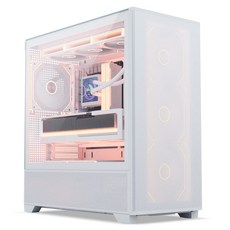 앱코 G50 빅플로우 MESH ARGB BTF 미들타워 컴퓨터 케이스