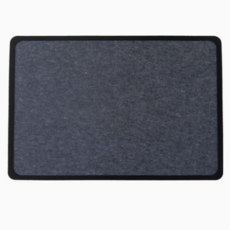 레브홈 게시판 벽걸이 사진 메모 보드 펠트 타공판, 1개, 다크그레이