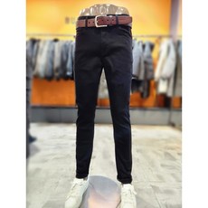 동아쇼핑 버커루 마지막 한정특가~남성 사방스판 슬림일자 블랙데님팬츠(B225Z0175P)