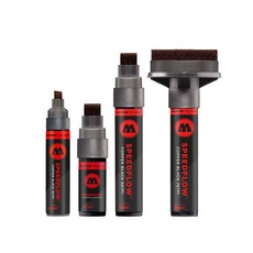 時代中西畫材 MOLOTOW SpeedFlow 高流速麥克筆 塗鴉簽字英文書法不透明快乾, 1個, 4-8mm