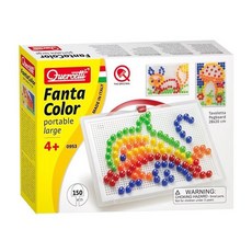 義大利Quercetti海豚釘釘看 15mm 盒裝不完美特價 釘豆玩具 幼兒拼豆, 1個