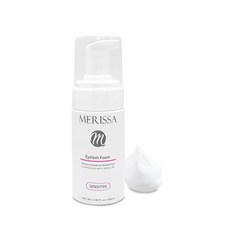 MERISSA 睫毛清潔慕絲 溫和不流淚配方 嫁接睫毛適用 100ml, 1個