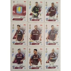 매치 아택스 2025 2026 애스턴 빌라 유나이티드 베이스 카드 팀 세트