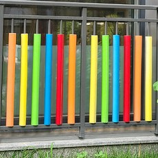 어린이집 울타리 무지개폼 화단 베란다 유치원 난간 꾸미기, 5종색, 5개