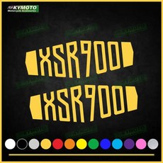 오토바이 데칼 페어링 헬멧 탱크 엔진 반사 스티커, 7. XSR900-04, A. 2pcs x 12cm