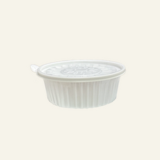 일회용 포장 용기 탕용기 감자탕 225파이 소 흰색, 1개, 200세트