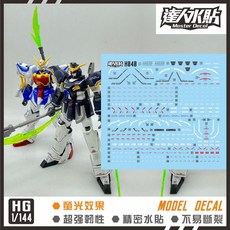 大林水貼 螢光版 HGAC 1/144 神龍鋼彈 死神鋼彈 模型水貼, 1個
