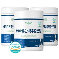 MBP유단백추출물분말 HACCP 락토페린 함유 엠비피 단백질 300g, 3개