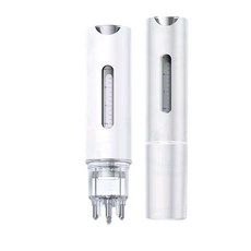 滾珠上藥器 頭皮按摩梳, 1個, 清雅白*2（兩只替換裝）內附配件